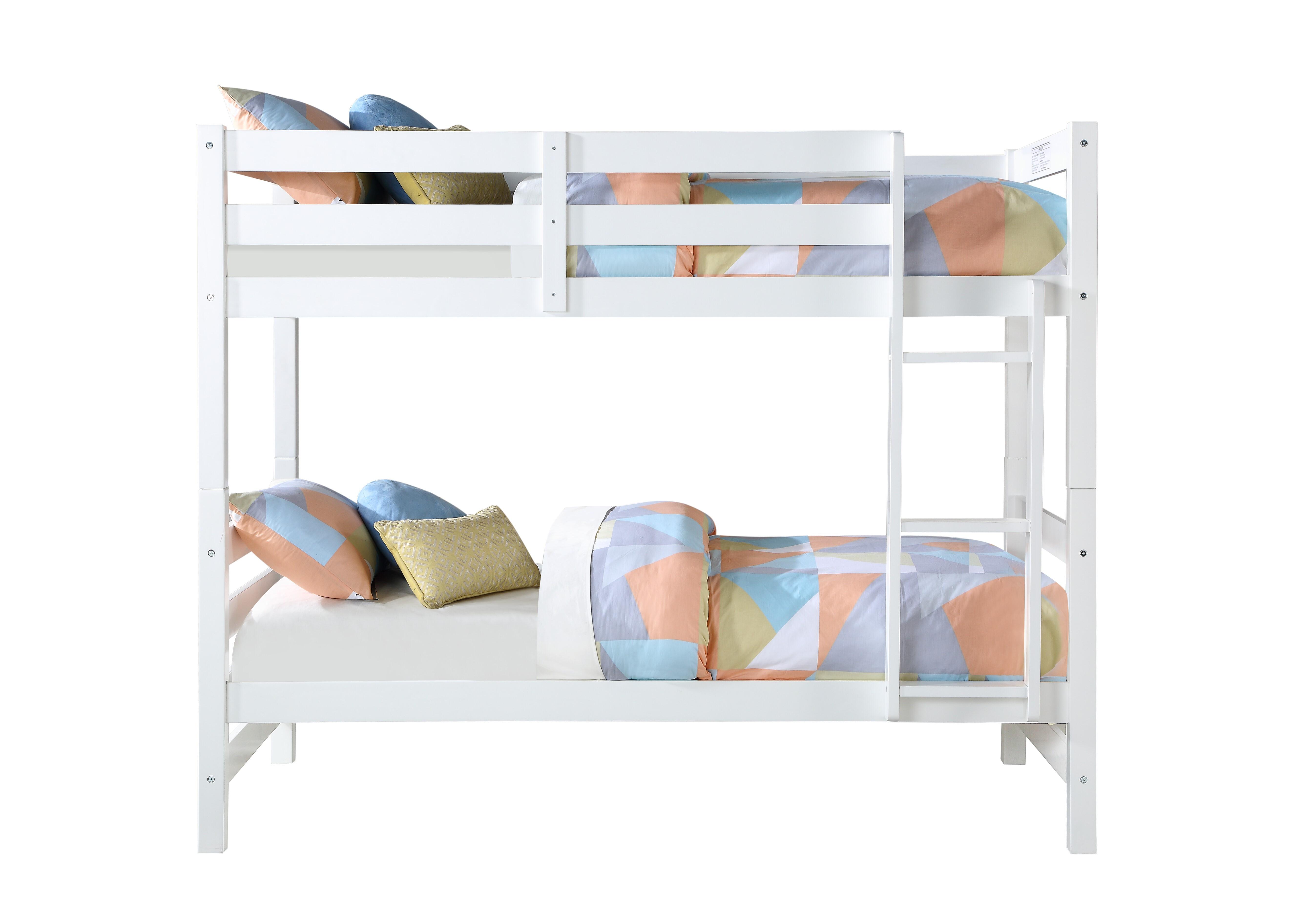 Rent to Own Acme Furniture Ronnie Twin Bunk Bed with 12" Plush Pillow